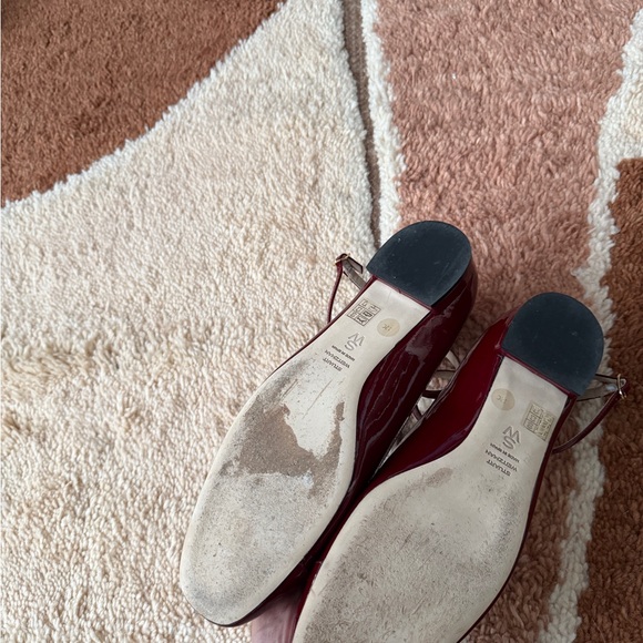 Stuart Weitzman Burgundy Patent Leather Shoes - Picture 4 of 4